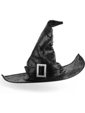 Halloween Black Witch Hat For Women Adult Men Accessory Cosplay Horror Party